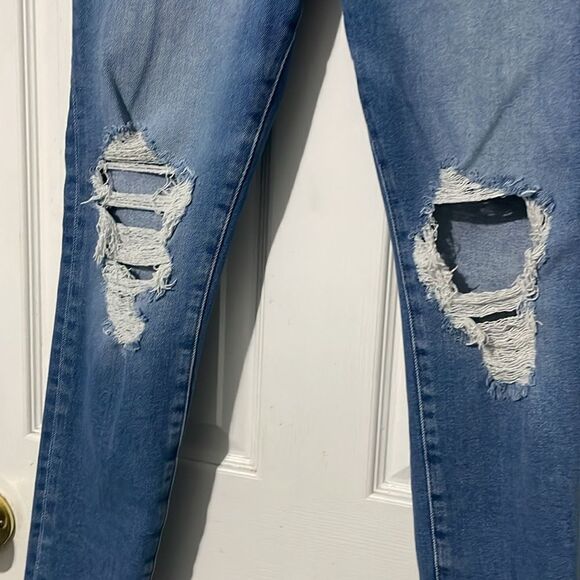 Good American Good Waist Skinny High Rise Jeans Indigo016 GW731T Size 12/31 - Picture 5 of 10